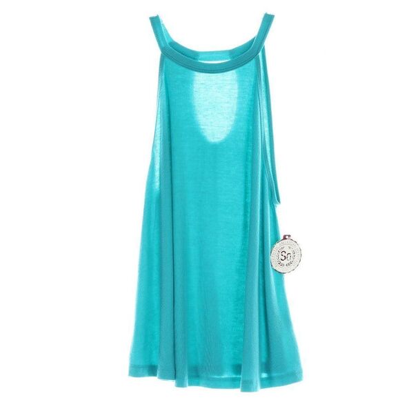 SO Tops - SO PeekAboo High Neck Keyhole Tank Top Shirt NWT